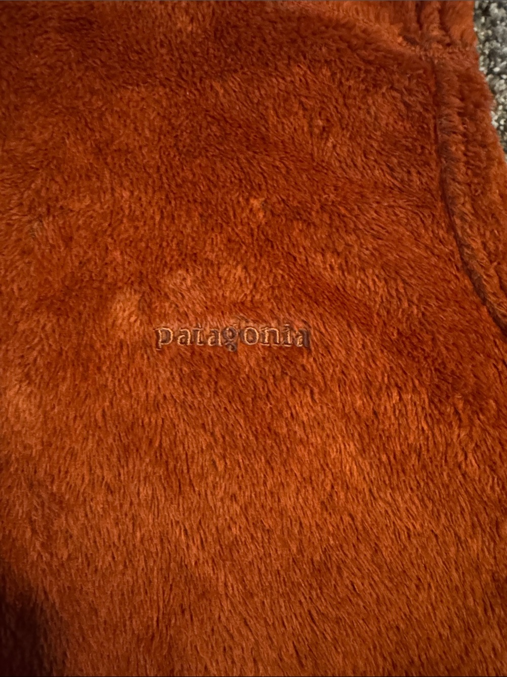 Patagonia Orange Fleece Vest - Picture 3 of 3